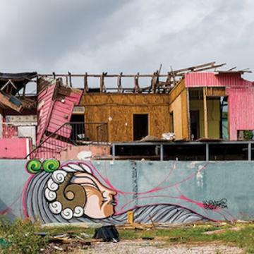 A destroyed house in Puerto Rico after Hurricane Maria - Pepperdine Magazine