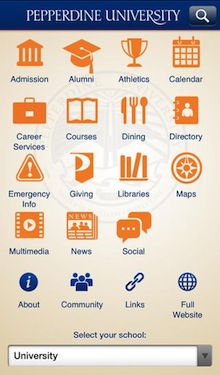 Pepperdine mobile app features - Pepperdine University Pepperdine mobile app features - Pepperdine University