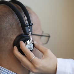 A patient receives care