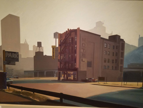 Chicago Oil on Canvas by John Register from the Frederick R. Weisman Museum of Art