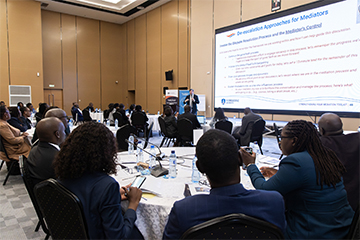 Training participants in Zambia
