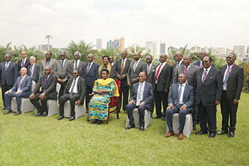 Attendees of the African Chief Justices’ Summit on Alternative Dispute Resolution.