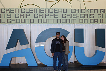 Seaver undergraduate researchers at AGU