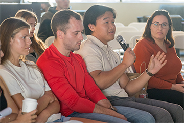 Chu posing a question