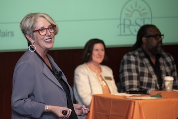 Connie Horton leading a RISE session