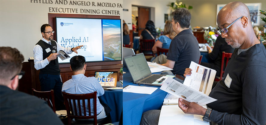 Pepperdine's Davenport Institute hosted AI skills training for local government leaders