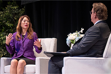 Fiona Ma and Gary Mangiofico