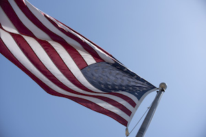 American flag - Pepperdine University