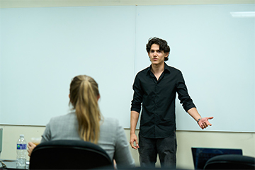 Klein heard about casting calls while out and about in Malibu