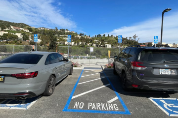 Accessible parking for community members who need it.