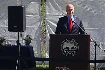 University President Jim Gash