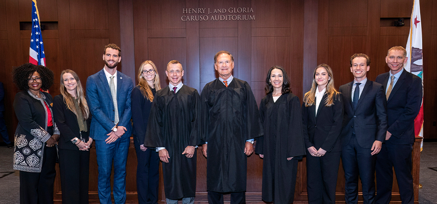 Supreme Court Justice Samuel Alito, Judge Allison Jones Rushing, and Judge Andrew Oldham