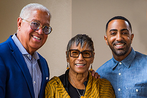 Bernard, Shirley, and Khalil Kinsey