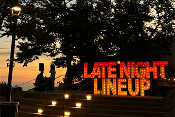 Late Night Lineup event