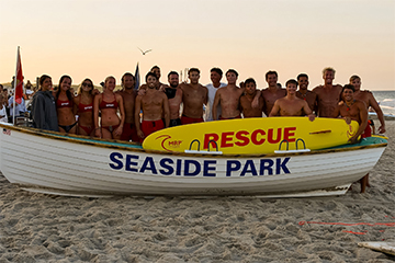 Seaside Park Beach lifeguard staff