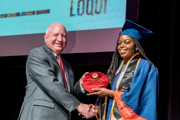 Naya Simone Edwards at 13th annual Loqui ceremony