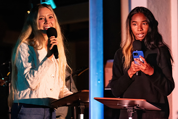 Madison Johnson and Shalom Montgomery