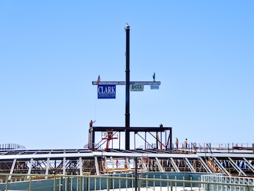 Mountain at Mullin Park topping out 