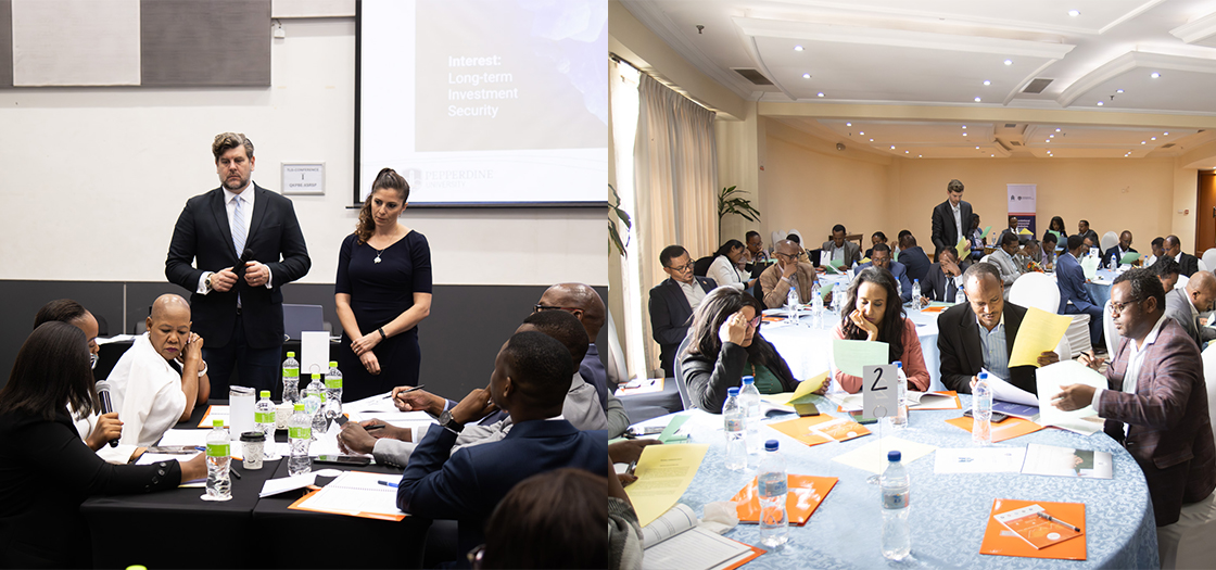 The Napiers leading trainings in Botswana and Zambia