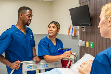 Pepperdine School of Nursing students