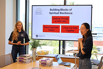 Pepperdine student leaders RISE session