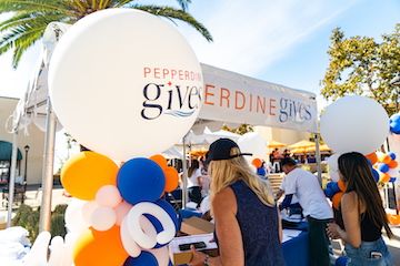 Pepperdine Gives festivities on Pepperdine's Malibu campus