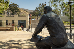 George Pepperdine Statue at Pepperdine University