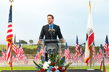 Chris Pratt at 9/11 Remembrance Ceremony