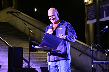 President Jim Gash Speaking at the Well