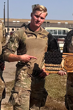 Ricky Husband in the service