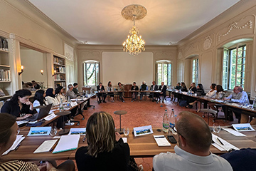 MLC global training program meeting inside Château d’Hauteville campus