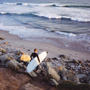 Surfing in Malibu - Pepperdine University