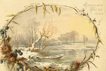 Victorian Christmas card