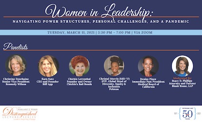 Women in Leadership: Navigating Through Power Structures, Personal Challenges, and a Pandemic - Pepperdine Graduate School of Education and Psychology