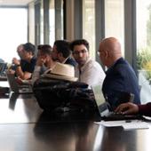 Faculty members collaborate