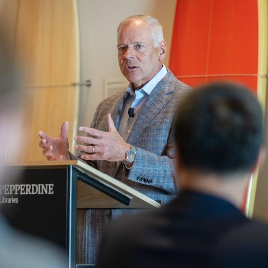 Pepperdine University Hosts Thomas Vozzo, Former CEO of Homeboy Industries, for a Lecture on Faith and Business