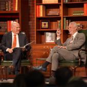 President Jim Gash and Dr. Jordan B. Peterson