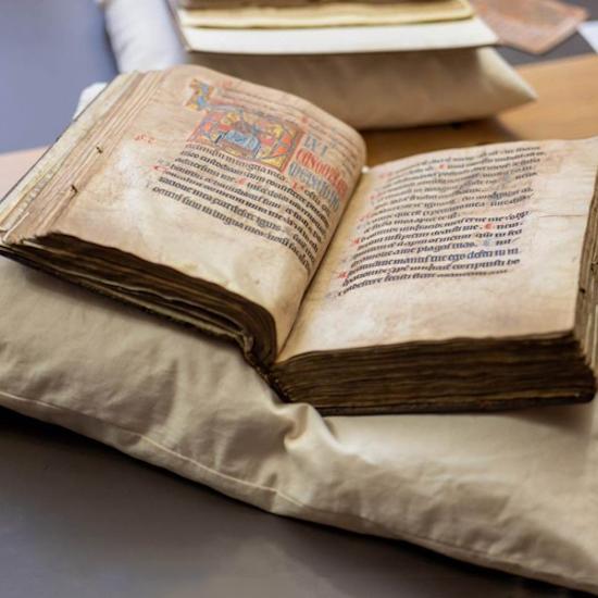 Photo of a medieval manuscript