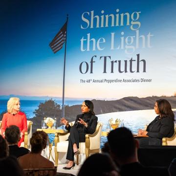 Pepperdine Associates dinner panel discussion featuring Condoleezza Rice