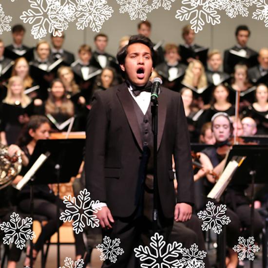 Pepperdine Choirs and Orchestra performing