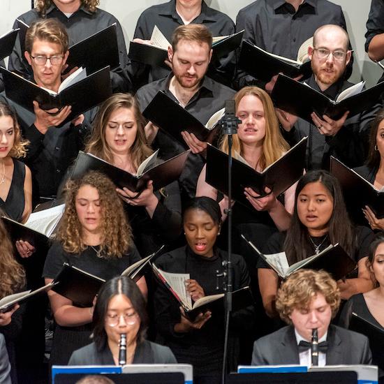 Pepperdine Concert Choir in performance