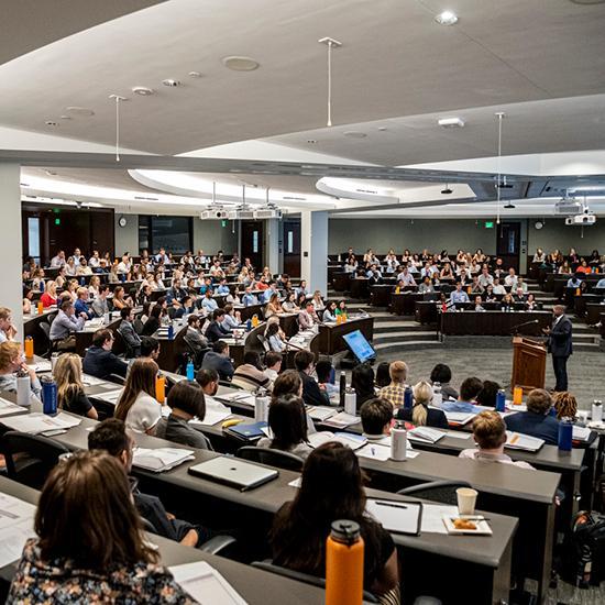 Pepperdine Caruso School of Law classroom