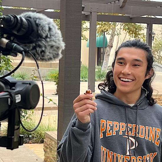 Pepperdine student Nolan Gentile featured in The College Tour episode