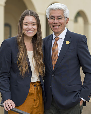 Karissa Baucom and Hung Le