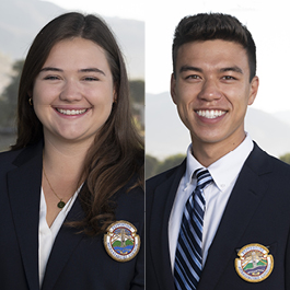PAC ambassadors Lea and Connor