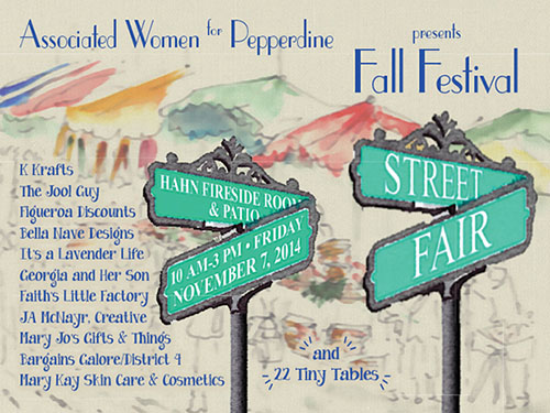 2014 AWP Fall Festival flyer - Pepperdine University