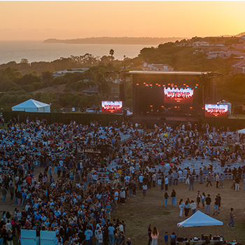 drone shot of 2025 worship summit