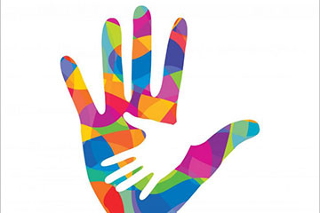 Disability Awareness logo-hand in hand
