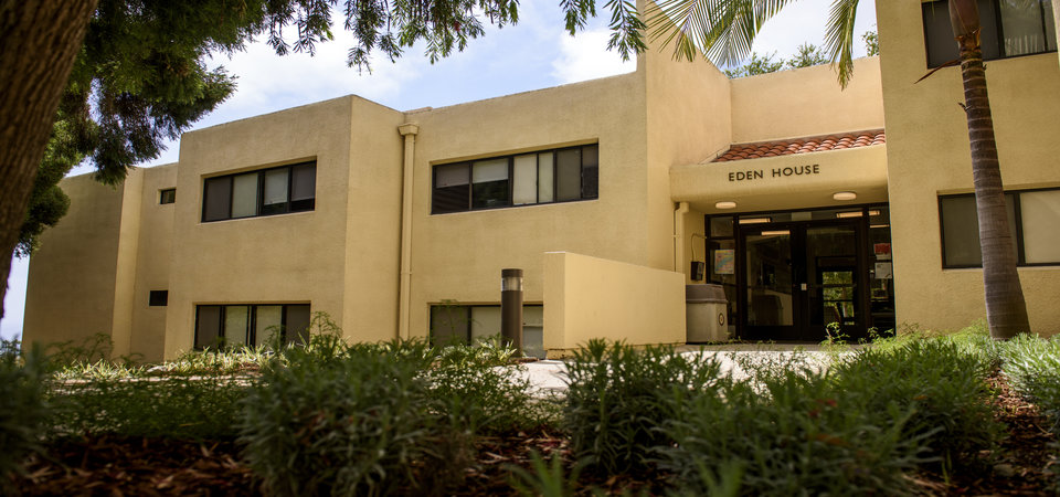 Eden House entrance - Pepperdine University