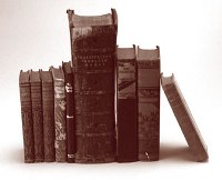 A stack of old books - Pepperdine University